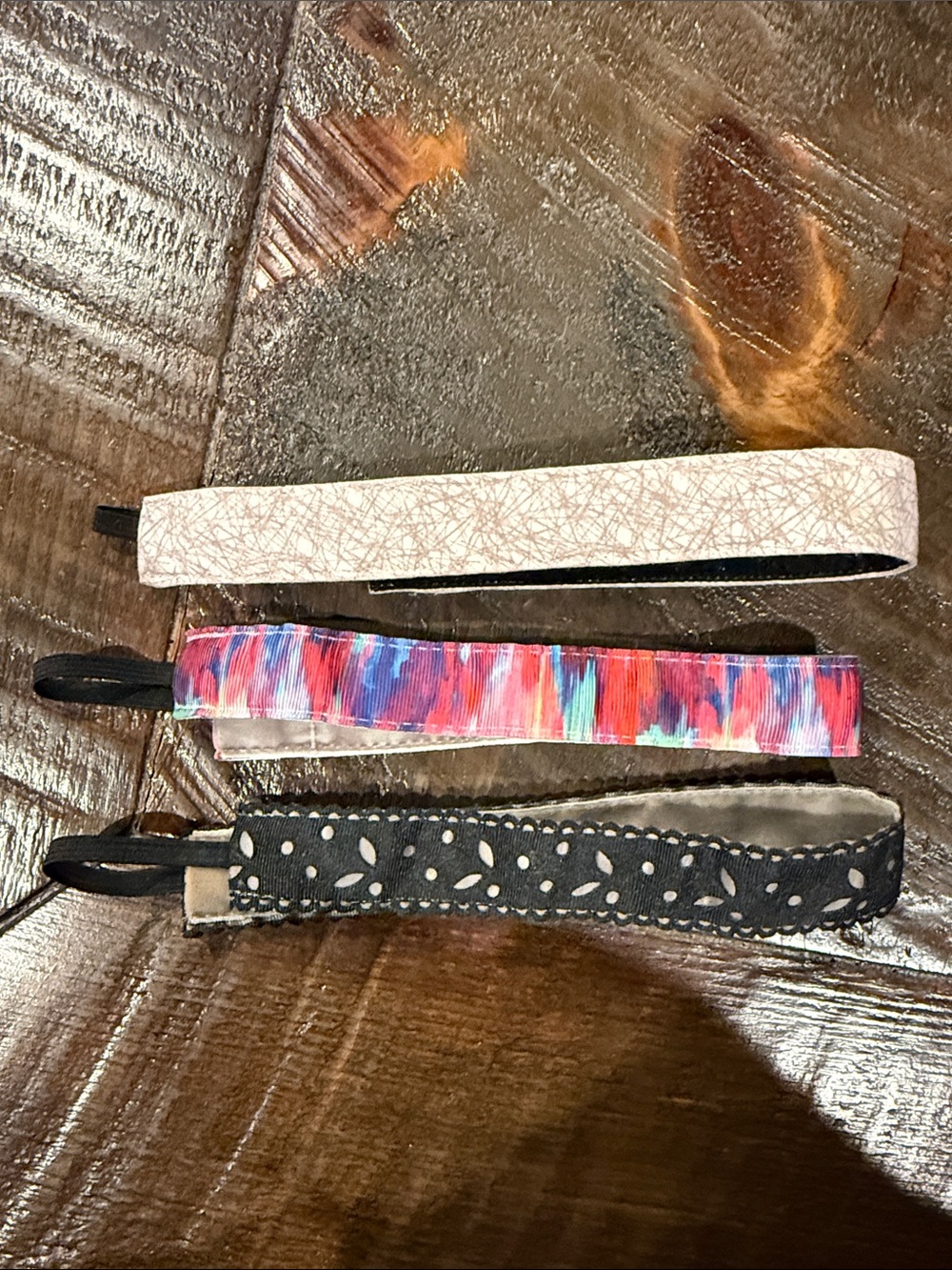 Assorted Women's Non-Slip Headbands – Pink, Multicolor & Black Set